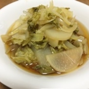 簡単おいしい！白菜じゃがいも大根たまねぎの煮物